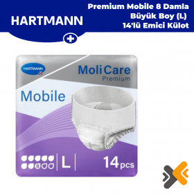 Hartmann Molicare Premium Mobile 8 Damla Büyük Boy (L) 14'lü Emici Külot