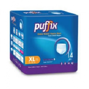 Puffix 7 Damla Extra Büyük Boy (XL) 14'lü Emici Külot