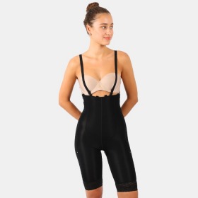 Supportline SLP-351 Fermuarlı Askılı Göğüs Altı Diz Üstü Liposuction Korse