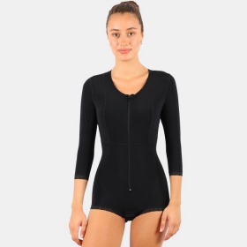 Supportline SLP-353 Fermuarlı Kollu Külot Tipi Liposuction Korse